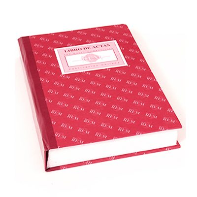LIBRO DE ACTAS 400 HOJAS COMPOSICION REM