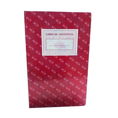 LIBRO DE ASISTENCIA 200 HOJAS