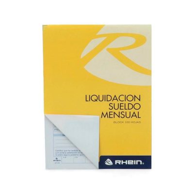 FORMULARIO LIQUIDACION SUELDO MENSUAL