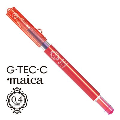 LAPIZ PILOT G-TEC-C MAICA ULTRA FINO 0.4MM ROJO