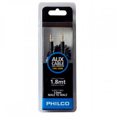 CABLE AUXILIAR AUDIO 3.5mm 1.8mt