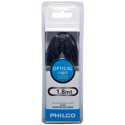 CABLE OPTICO TOSLINK AUDIO 1.8mt 3.5mm
