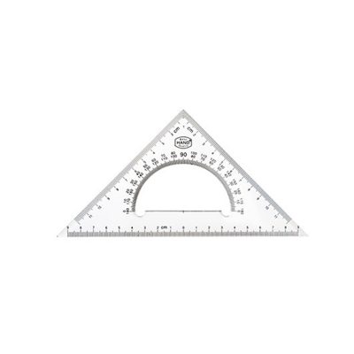ESCUADRA CON TRANSPORTADOR 20 CMS HAND