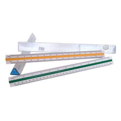 ESCALIMETRO PLASTICO 30CM 6 ESCALAS