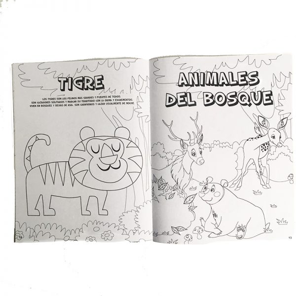 LIBRO PARA COLOREAR ANIMALES - Imagen 2
