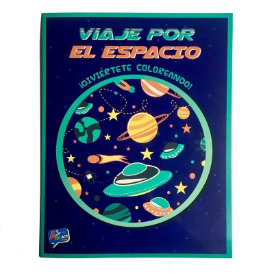 LIBRO PARA COLOREAR VIAJE POR EL ESPACIO