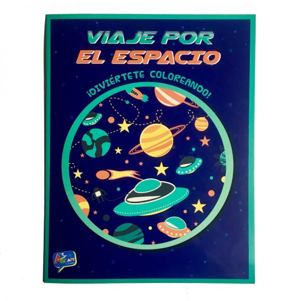LIBRO PARA COLOREAR VIAJE POR EL ESPACIO