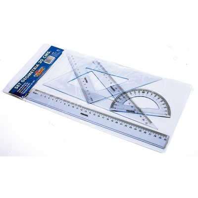 SET DE GEOMETRIA 40 CMS 4 PIEZAS PROARTE