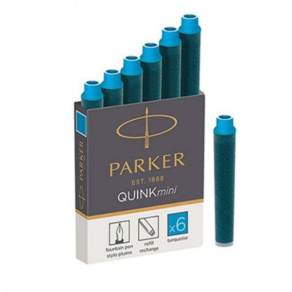 CARTUCHOS DE TINTA PARKER, QUINK MINI, 6 UNIDADES - Imagen 3