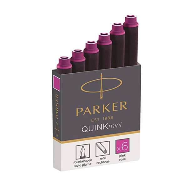 CARTUCHOS DE TINTA PARKER, QUINK MINI, 6 UNIDADES - Imagen 2