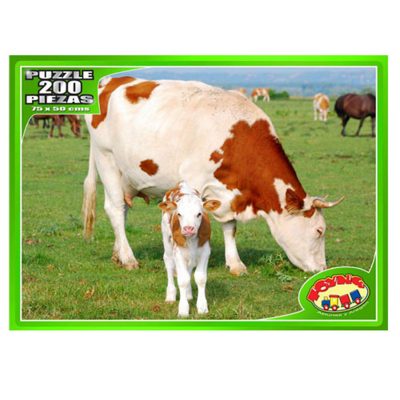 PUZZLE 200 PIEZAS VACA/TERNERO  75 x 50 cms