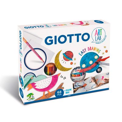 SET GIOTTO EASY DRAWING ART LAB 68PCS