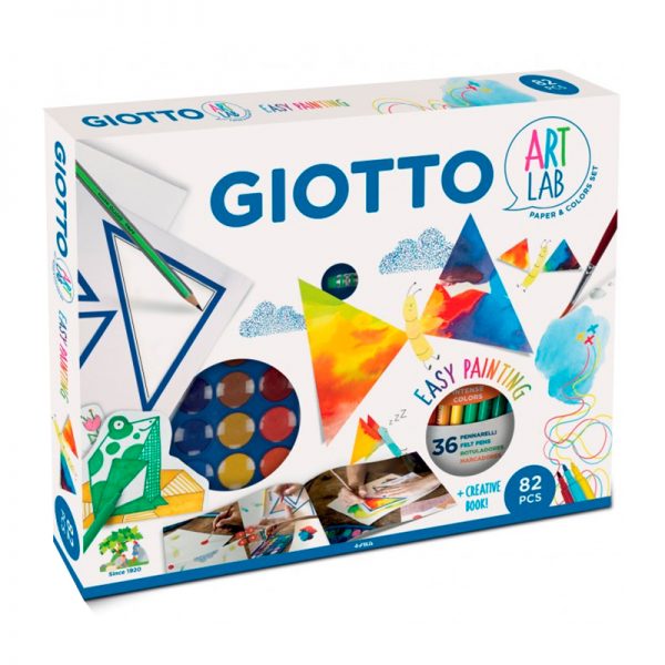 SET GIOTTO EASY PAINTING ART LAB 82PCS