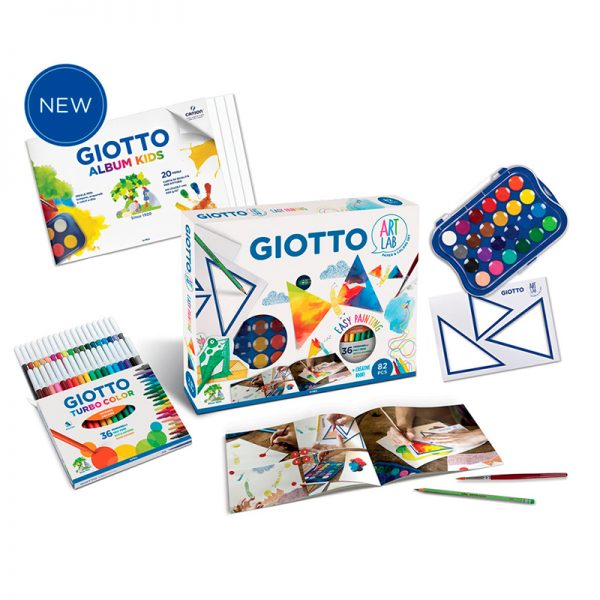 SET GIOTTO EASY PAINTING ART LAB 82PCS - Imagen 2