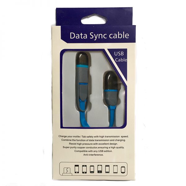 CABLE USB DUAL MICRO USB Y TIPO C