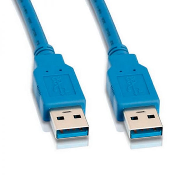 CABLE USB 3.0 MACHO A MACHO AZUL 1.8 mt.