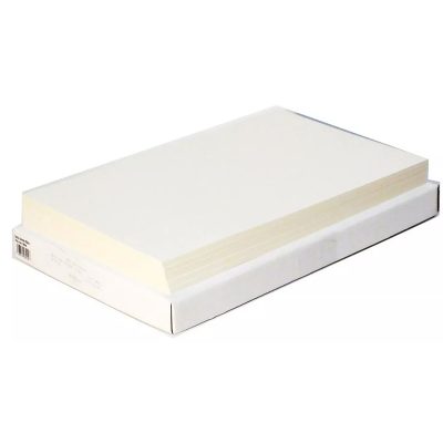 CAJA DE OPALINA LISA OFICIO BLANCA 100UNID. 200GRS.