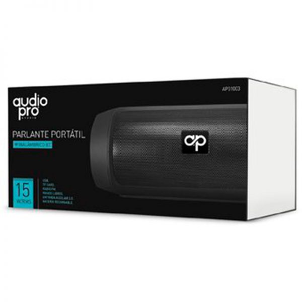 PARLANTE PORTATIL INALAMBRICO USB/SD/FM/AUX AUDIOPRO - Imagen 2