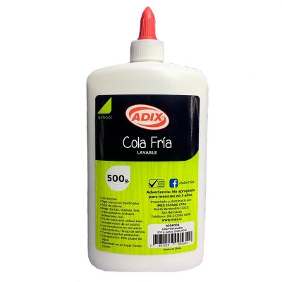 COLA FRIA LAVABLE ADIX 500g.