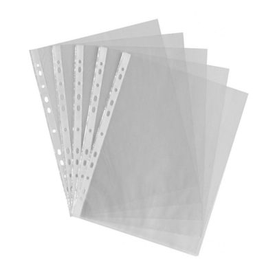 FUNDAS PLASTICAS TRANSPARENTE TAMAÑO CARTA PAQUETE DE 100 UNIDADES