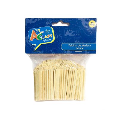 PAlOTIN DE MADERA NATURAL ART AND CRAFT