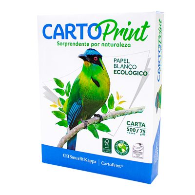 RESMA PAPEL CARTO PRINT CARTA (21.6 X 27.9 Cm) 500 Hojas