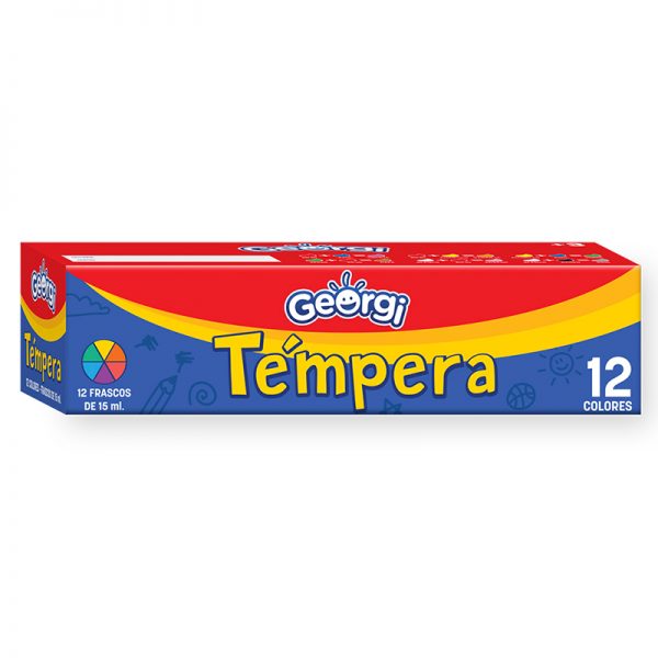 TEMPERA GEORGI 12 COLORES 15ml.
