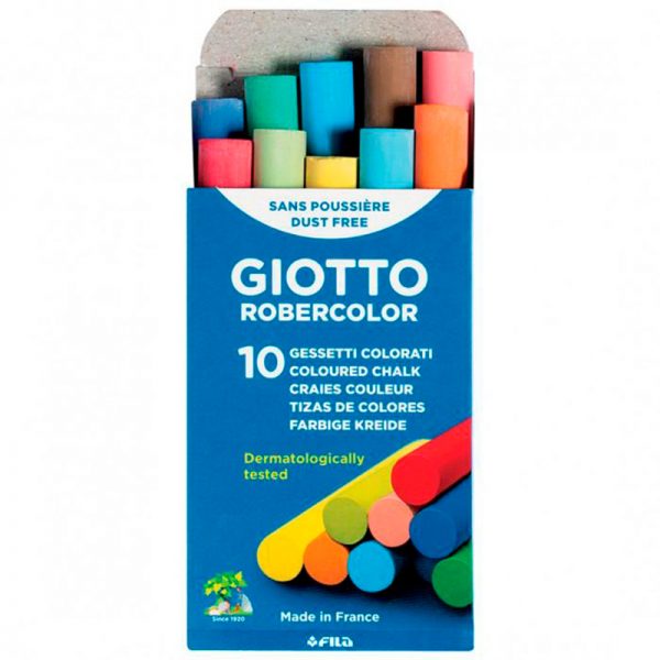 TIZA COLOR GIOTTO 10 UNIDADES