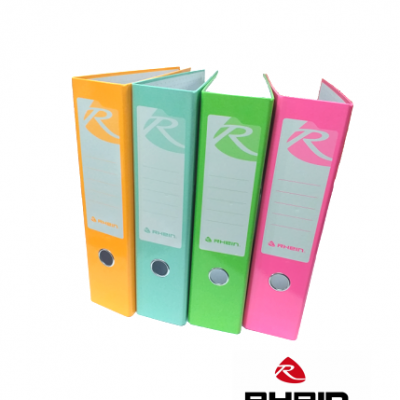 ARCHIVADOR OFICIO PASTEL FLUOR RHEIN