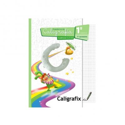 CUADERNO 1° Básico Cuadrícula 5x5mm 1° semestre CALIGRAFIX
