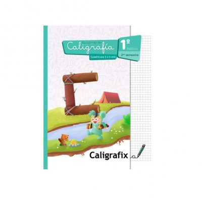 CUADERNO 1° Básico Cuadrícula 5x5mm 2° semestre CALIGRAFIX