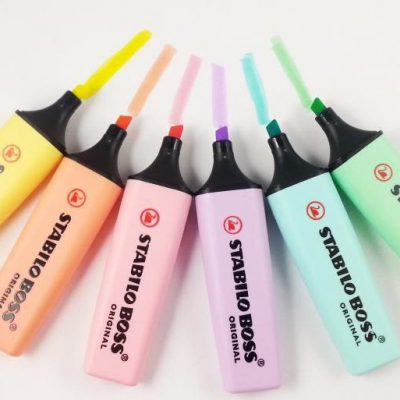 DESTACADOR COLORES PASTEL BOSS STABILO