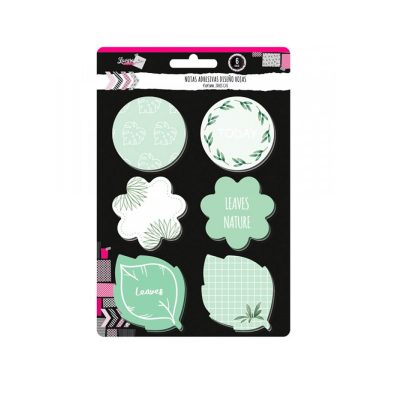 NOTA ADHESIVOS 45X45MM 6 UNIDADES 20 HOJAS