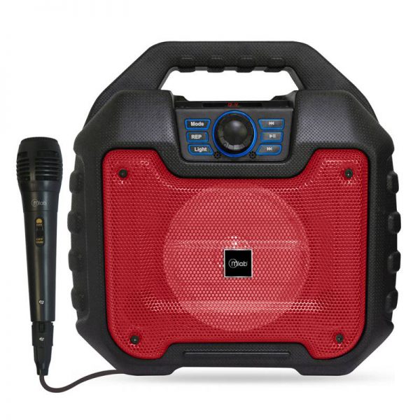 PARLANTE KARAOKE BLUETOOTH OUTDOOR IPX4 + MICROFONO - Imagen 3