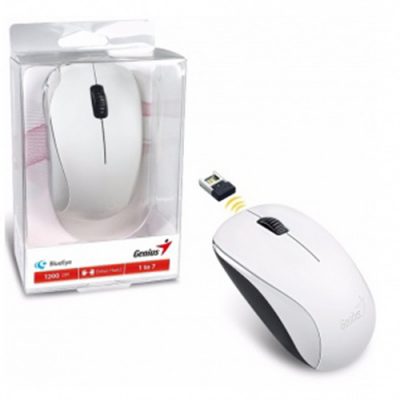 MOUSE INALAMBRICO OPTICO GENIUS BLANCO