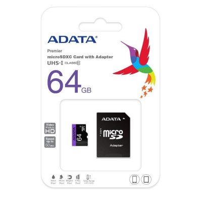 TARJETA MICRO SD 64GB  ADATA