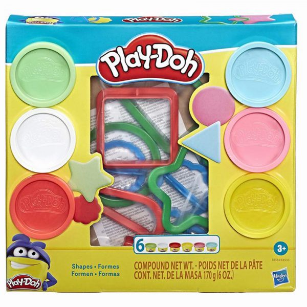 PLAY-DOH FORMAS 6 POTES DE COLORES