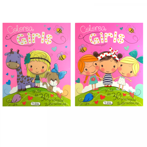 LIBRO COLOREA GIRLS