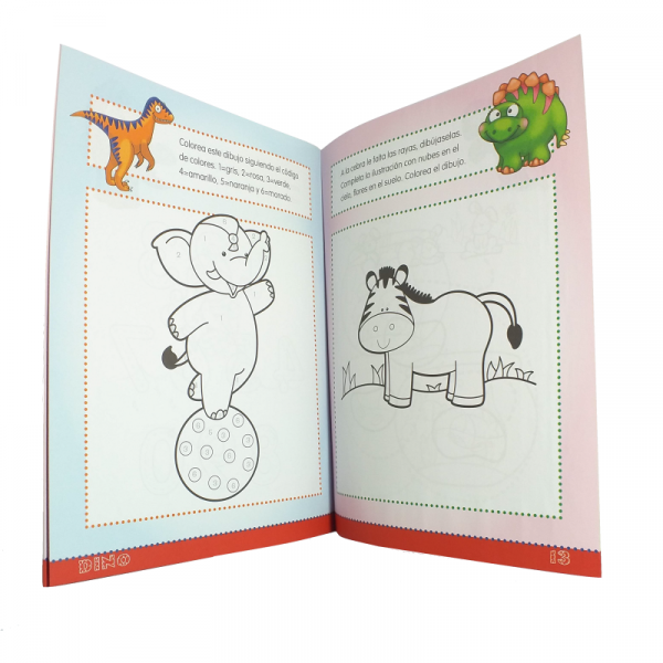 LIBRO DINO ACTIVIDADES CON PEGATINAS - Imagen 3