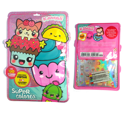 SET SUPER COLOREA KAWAII