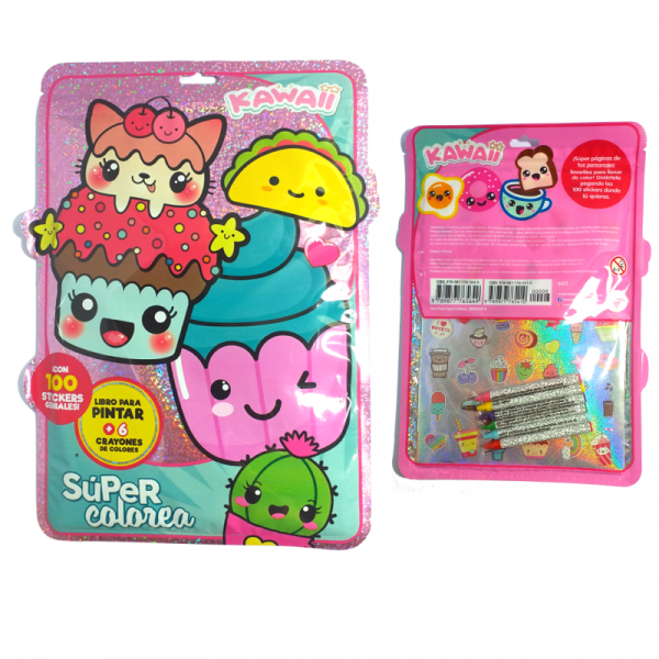 SET SUPER COLOREA KAWAII