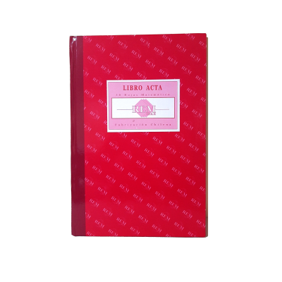 LIBRO DE ACTAS 50 HJS. MATEMÁTICAS