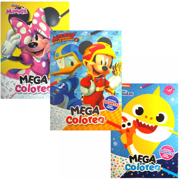 LIBROS MEGA COLOREA
