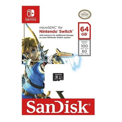 MICRO SD SANDISK PARA NINTENDO SWITCH 64GB