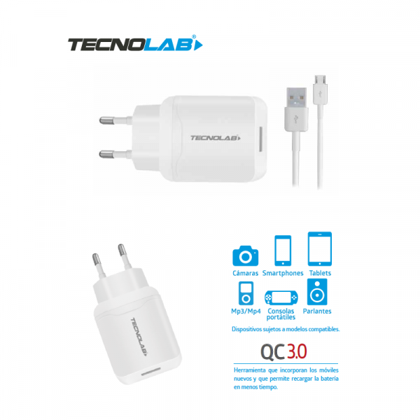 KIT CARGADOR RÁPIDO TL030W