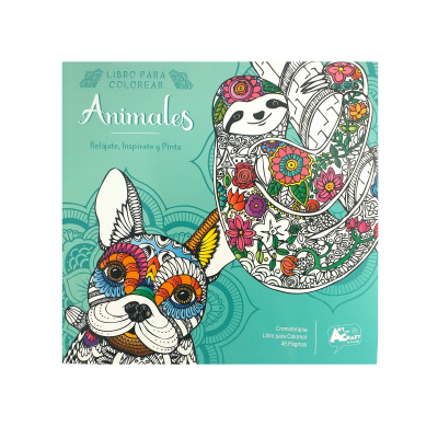 LIBRO PARA COLOREAR ANIMALES