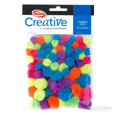POMPONES NEÓN ADIX CREATIVE