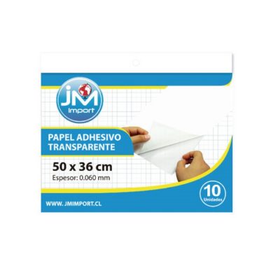 PAPEL ADHESIVO TRANSPARENTE