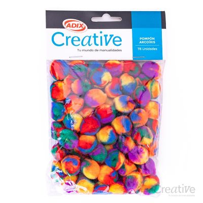 POMPONES ARCOIRIS