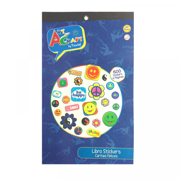 LIBRO STICKERS CARITAS FELICES